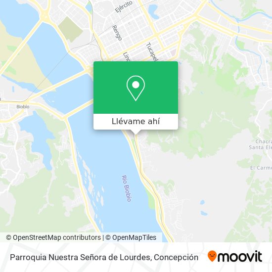 Mapa de Parroquia Nuestra Señora de Lourdes