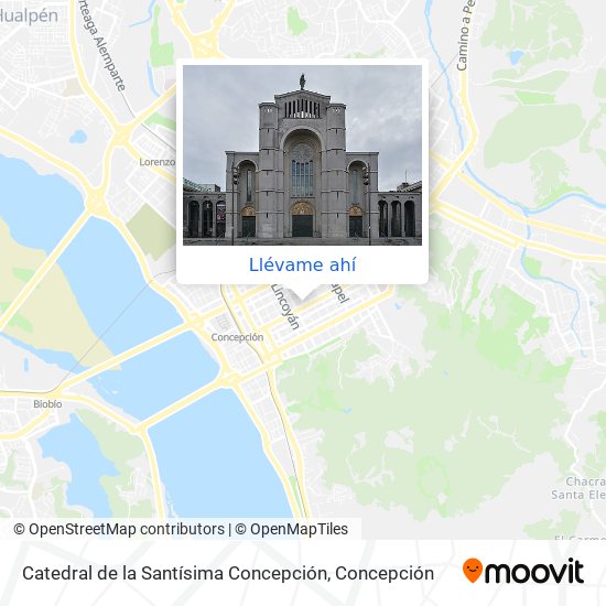 Mapa de Catedral de la Santísima Concepción