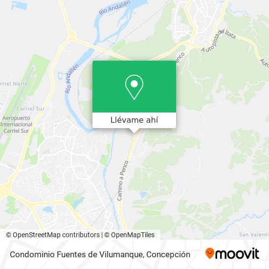 Mapa de Condominio Fuentes de Vilumanque