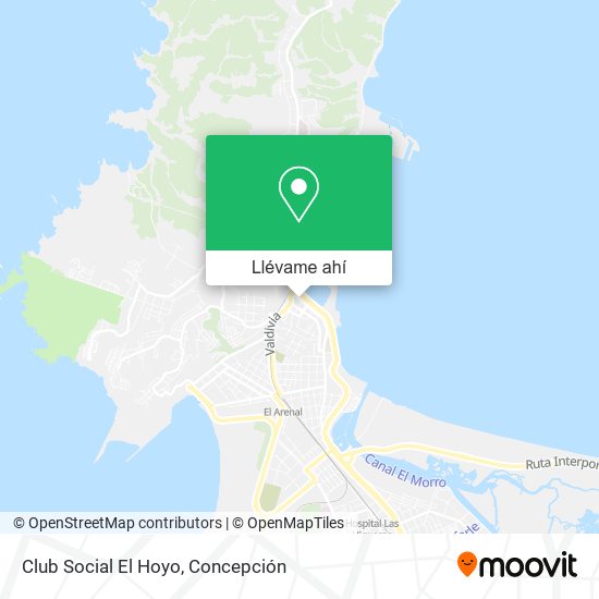 Mapa de Club Social  El Hoyo