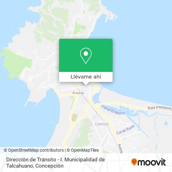 Mapa de Dirección de Tránsito - I. Municipalidad de Talcahuano