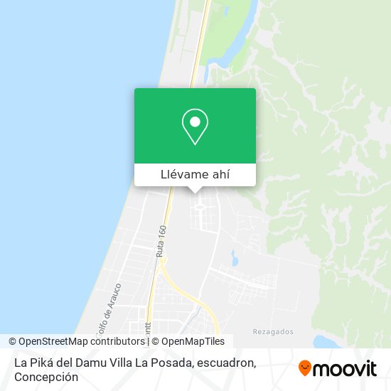 Mapa de La Piká del Damu Villa La Posada, escuadron