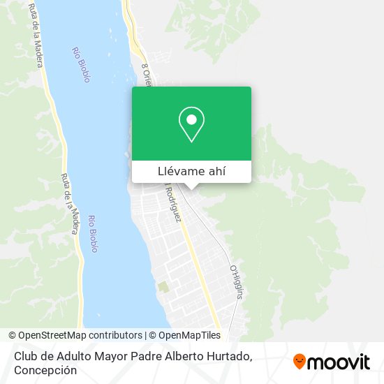 Mapa de Club de Adulto Mayor Padre Alberto Hurtado