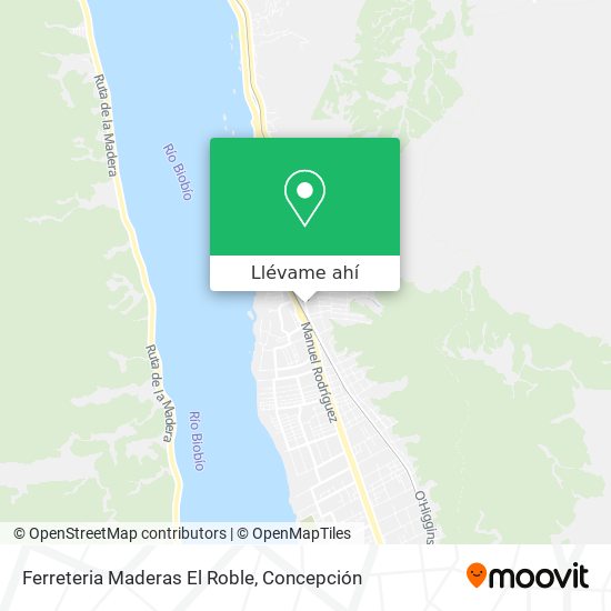 Mapa de Ferreteria Maderas El Roble