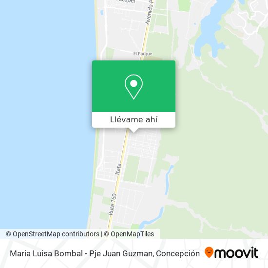 Mapa de Maria Luisa Bombal - Pje Juan Guzman