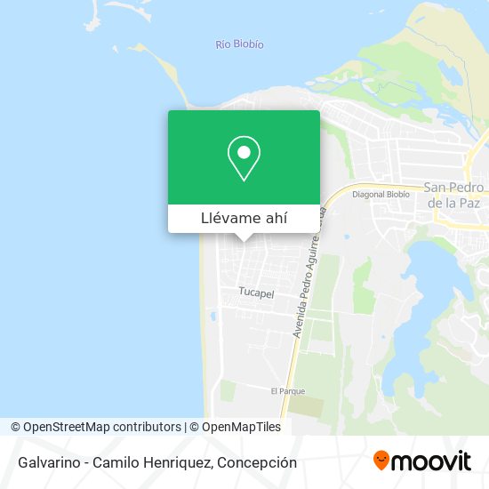 Mapa de Galvarino - Camilo Henriquez