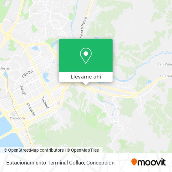 Mapa de Estacionamiento Terminal Collao
