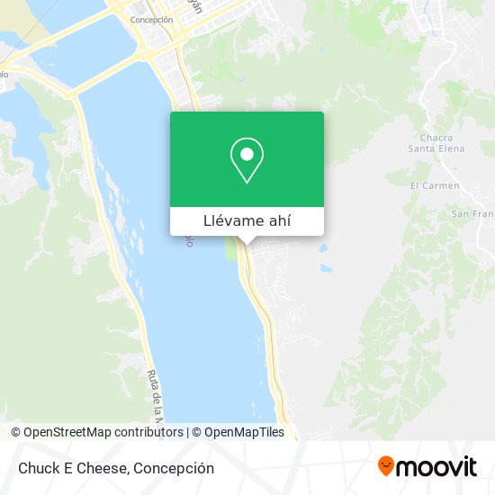 Mapa de Chuck E Cheese