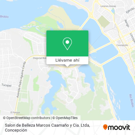 Mapa de Salon de Belleza Marcos Caamaño y Cia. Ltda