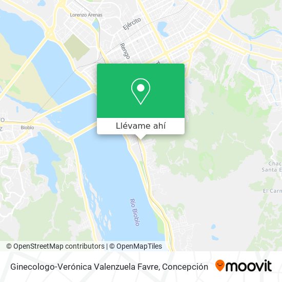 Mapa de Ginecologo-Verónica Valenzuela Favre