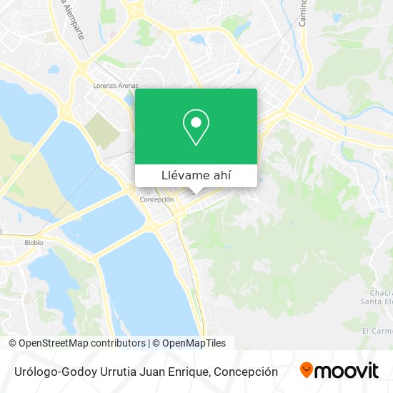 Mapa de Urólogo-Godoy Urrutia Juan Enrique