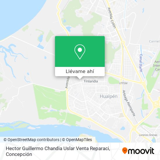 Mapa de Hector Guillermo Chandia Uslar Venta Reparaci