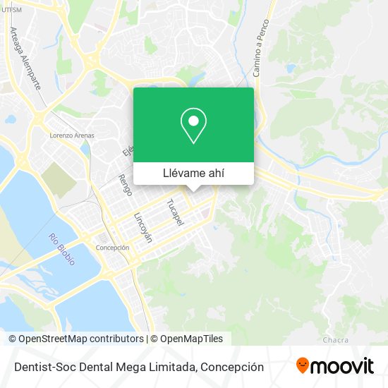 Mapa de Dentist-Soc Dental Mega Limitada