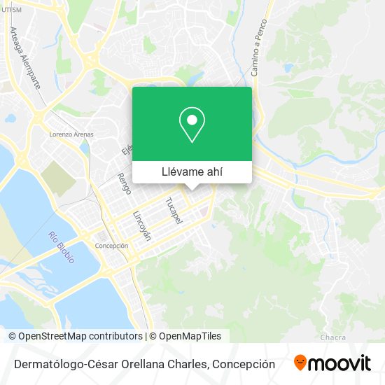 Mapa de Dermatólogo-César Orellana Charles