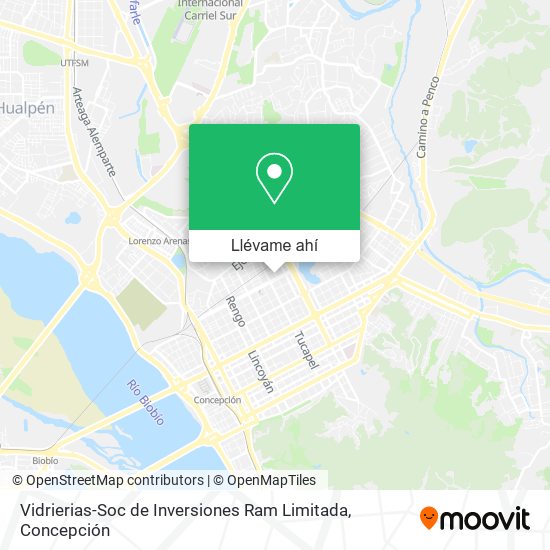 Mapa de Vidrierias-Soc de Inversiones Ram Limitada