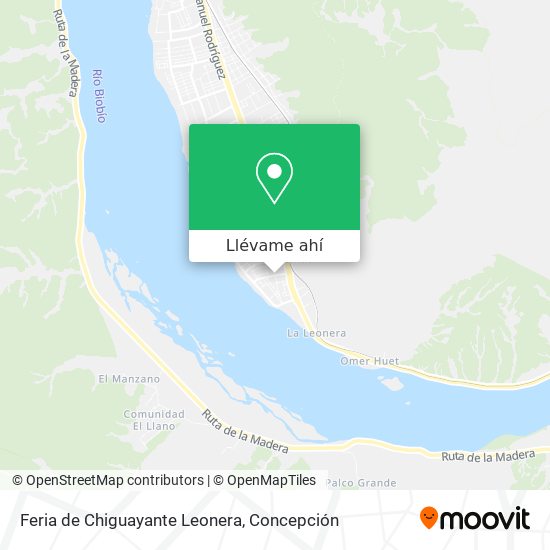 Mapa de Feria de Chiguayante Leonera