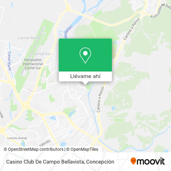 Mapa de Casino Club De Campo Bellavista