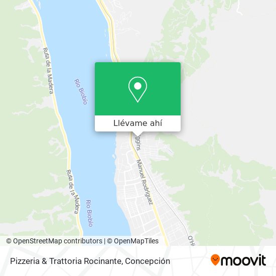 Mapa de Pizzeria & Trattoria Rocinante