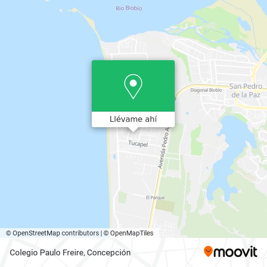 Mapa de Colegio Paulo Freire