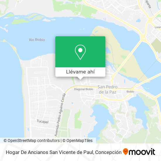 Mapa de Hogar De Ancianos San Vicente de Paul