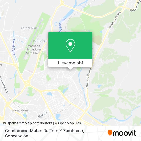 Mapa de Condominio Mateo De Toro Y Zambrano