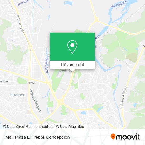 Cómo llegar a Mall Plaza El Trebol en Talcahuano en Autobús?