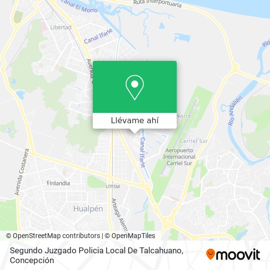 Mapa de Segundo Juzgado Policia Local De Talcahuano