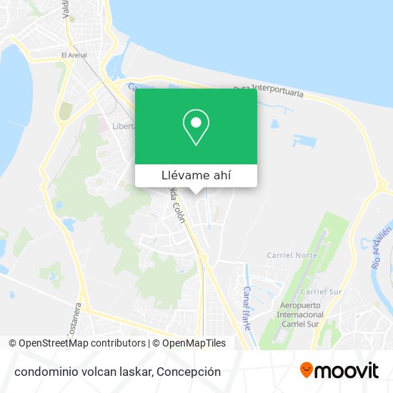 Mapa de condominio volcan laskar