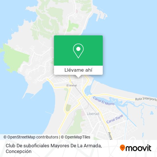 Mapa de Club De suboficiales Mayores De La Armada