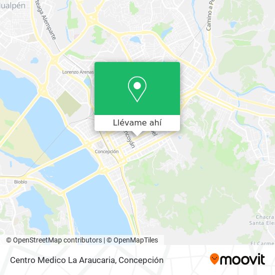 Mapa de Centro Medico La Araucaria