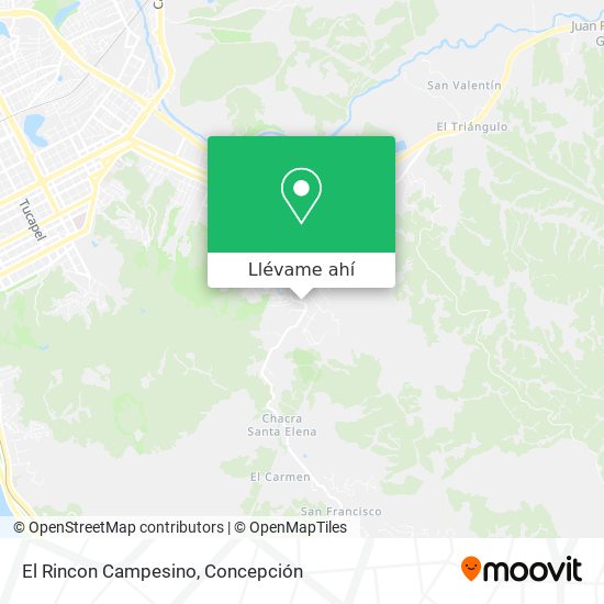 Mapa de El Rincon Campesino