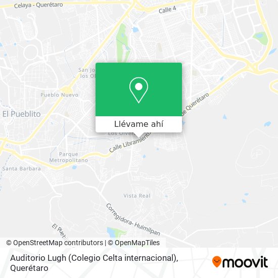 Mapa de Auditorio Lugh (Colegio Celta internacional)