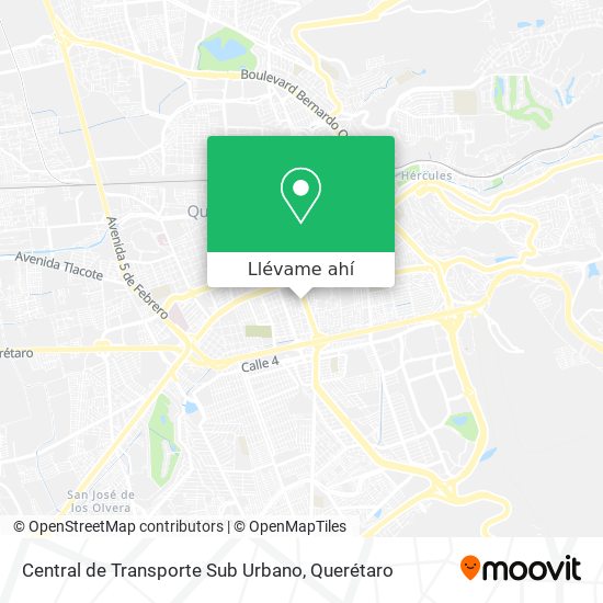 Mapa de Central de Transporte Sub Urbano