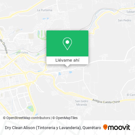 Mapa de Dry Clean Alison (Tintoreria y Lavandería)