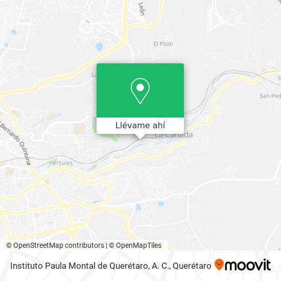 Mapa de Instituto Paula Montal de Querétaro, A. C.