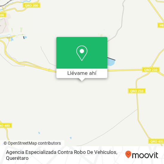 Mapa de Agencia Especializada Contra Robo De Vehículos