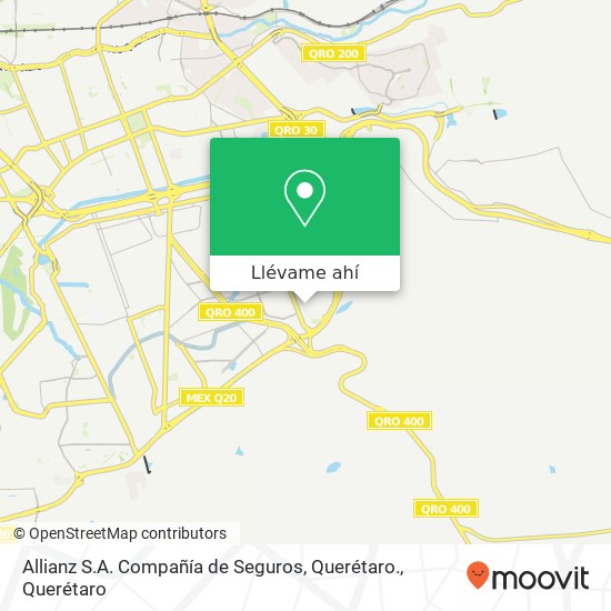 Cómo llegar a Allianz . Compañía de Seguros, Querétaro. en San José De  Los Olvera - Venceremos en Autobús?