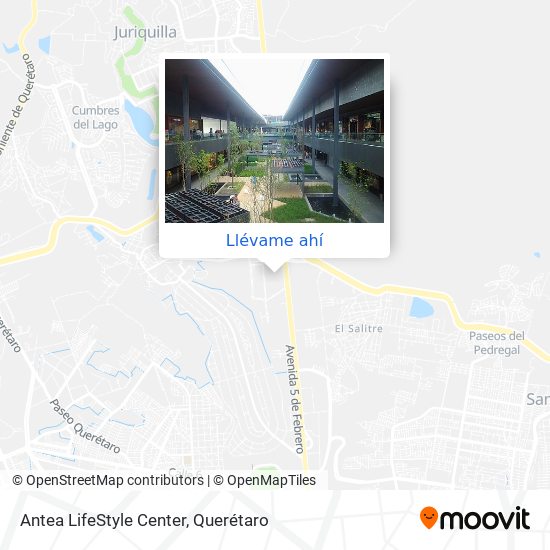 Mapa de Antea LifeStyle Center