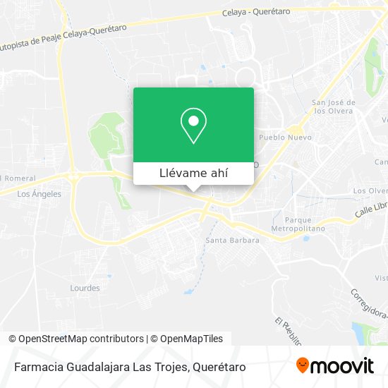 Cómo llegar a Farmacia Guadalajara Las Trojes en La Negreta en Autobús?