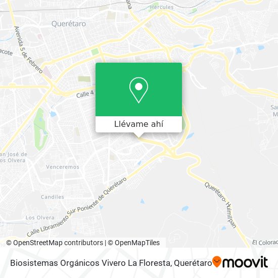 Mapa de Biosistemas Orgánicos Vivero La Floresta