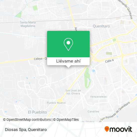 Cómo llegar a Diosas Spa en Santiago De Querétaro en Autobús?