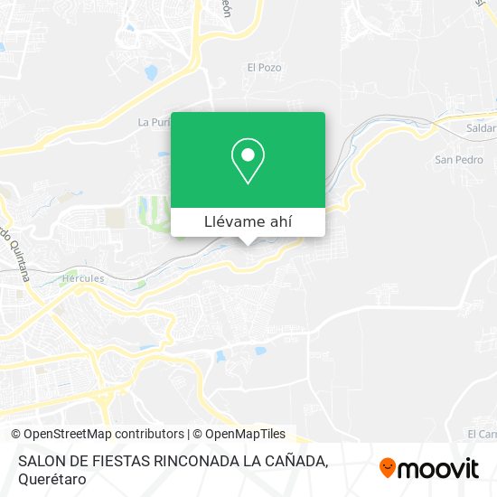 Mapa de SALON DE FIESTAS RINCONADA LA CAÑADA