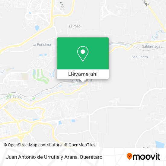 Mapa de Juan Antonio de Urrutia y Arana