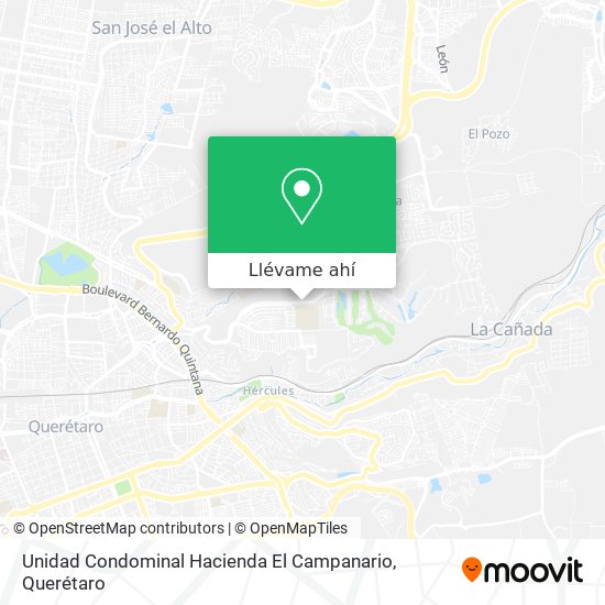 Mapa de Unidad Condominal Hacienda El Campanario