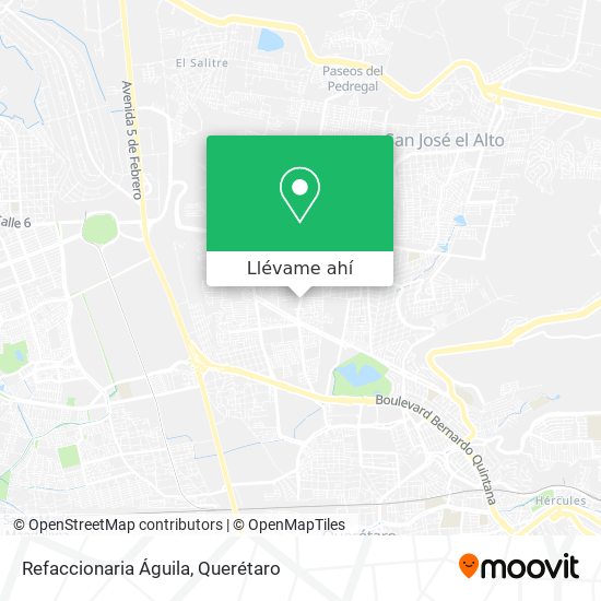 Cómo llegar a Refaccionaria Águila en Santiago De Querétaro en Autobús?