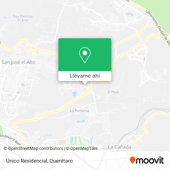 Mapa de Único Residencial