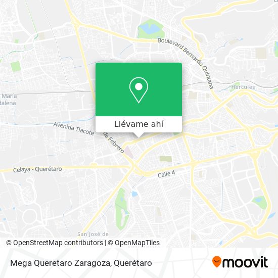 Cómo llegar a Mega Queretaro Zaragoza en Santiago De Querétaro en Autobús?
