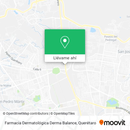 Mapa de Farmacia Dermatológica Derma Balance