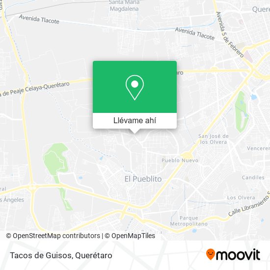 Mapa de Tacos de Guisos