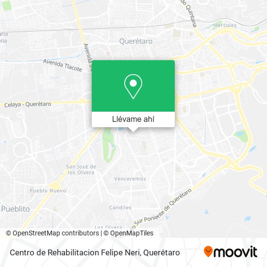 Mapa de Centro de Rehabilitacion Felipe Neri